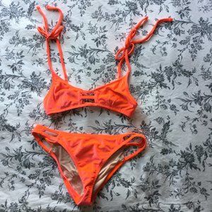 *SOLD* UO Out From Under NEON Winnie Velvet Bikini